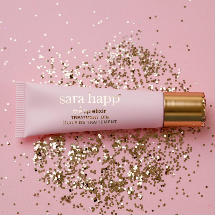 Sara Happ - The Lip Elixir - Luxury Lip Oil with Rose Quartz Rollerball