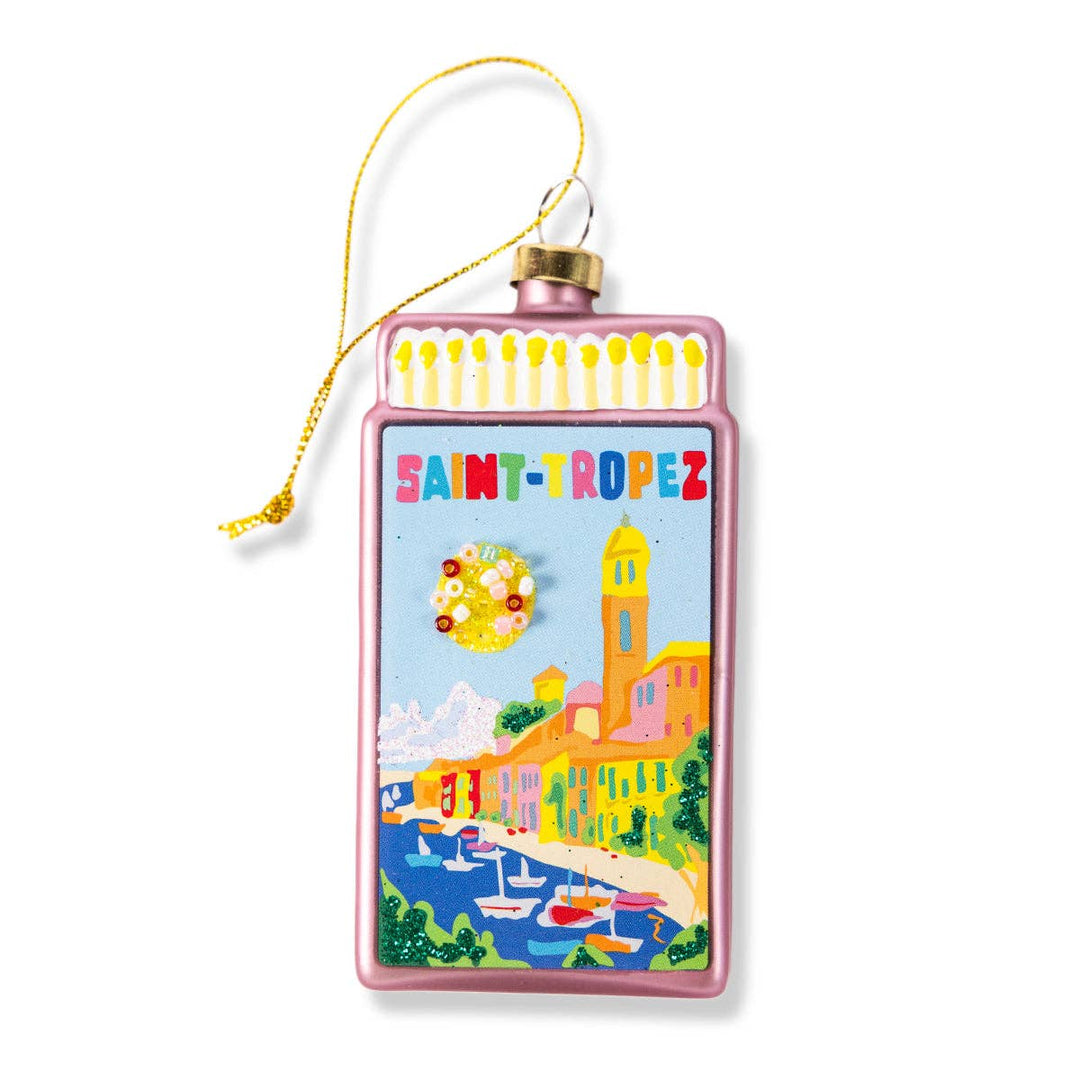 Furbish Studio - Matchbook Ornament - St. Tropez