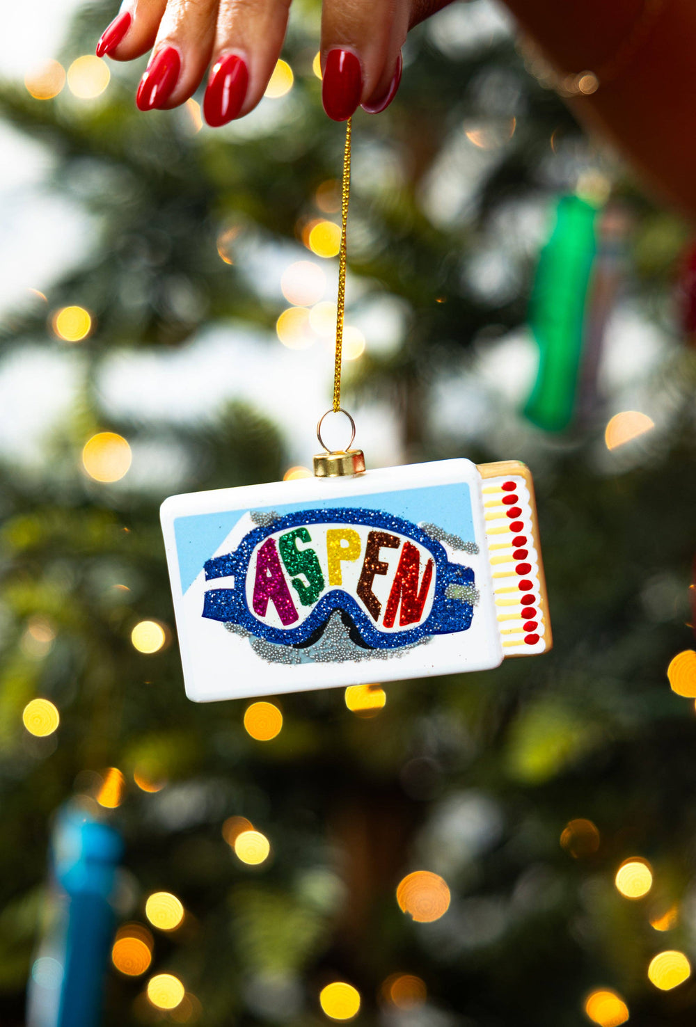 Aspen-Matchbook Ornament - Victoria's Toy Station