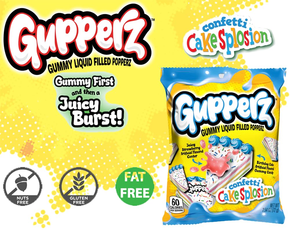 Gupperz Confetti Cakesplosion 2.54oz Bag