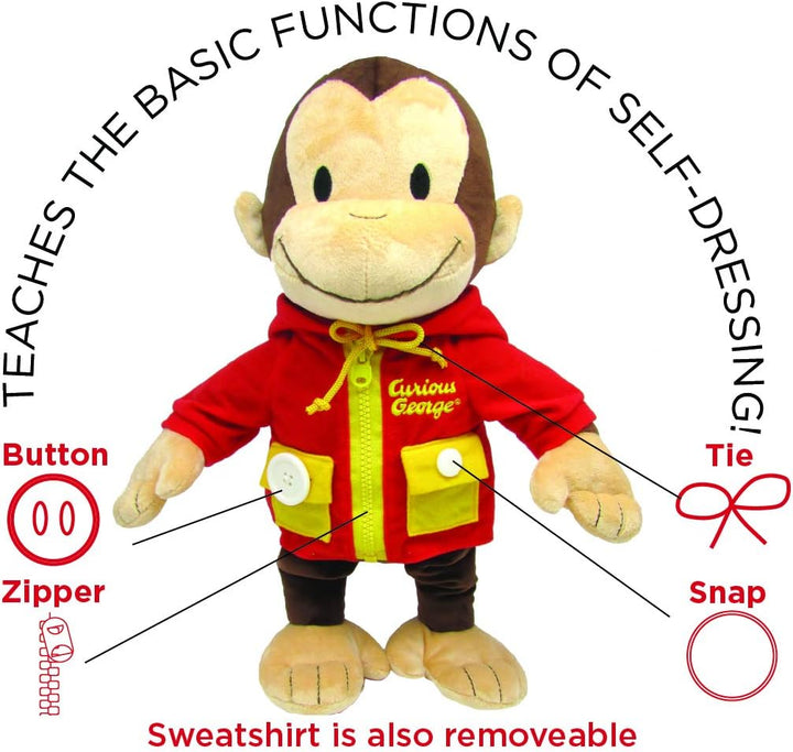 Curious George Learn to Dress Plush - TV Version