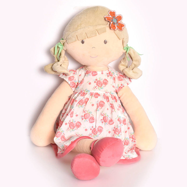 Scarlet X-Large Doll Beige Hair in Pink Floral Dress