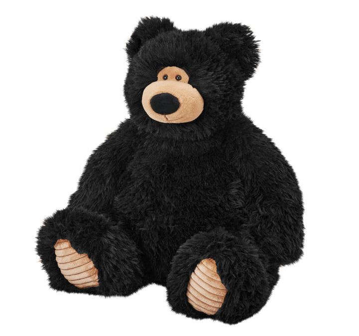 Wild Republic - Snuggleluvs Black Bear Weighted Stuffed Animal 15" - Victoria's Toy Station