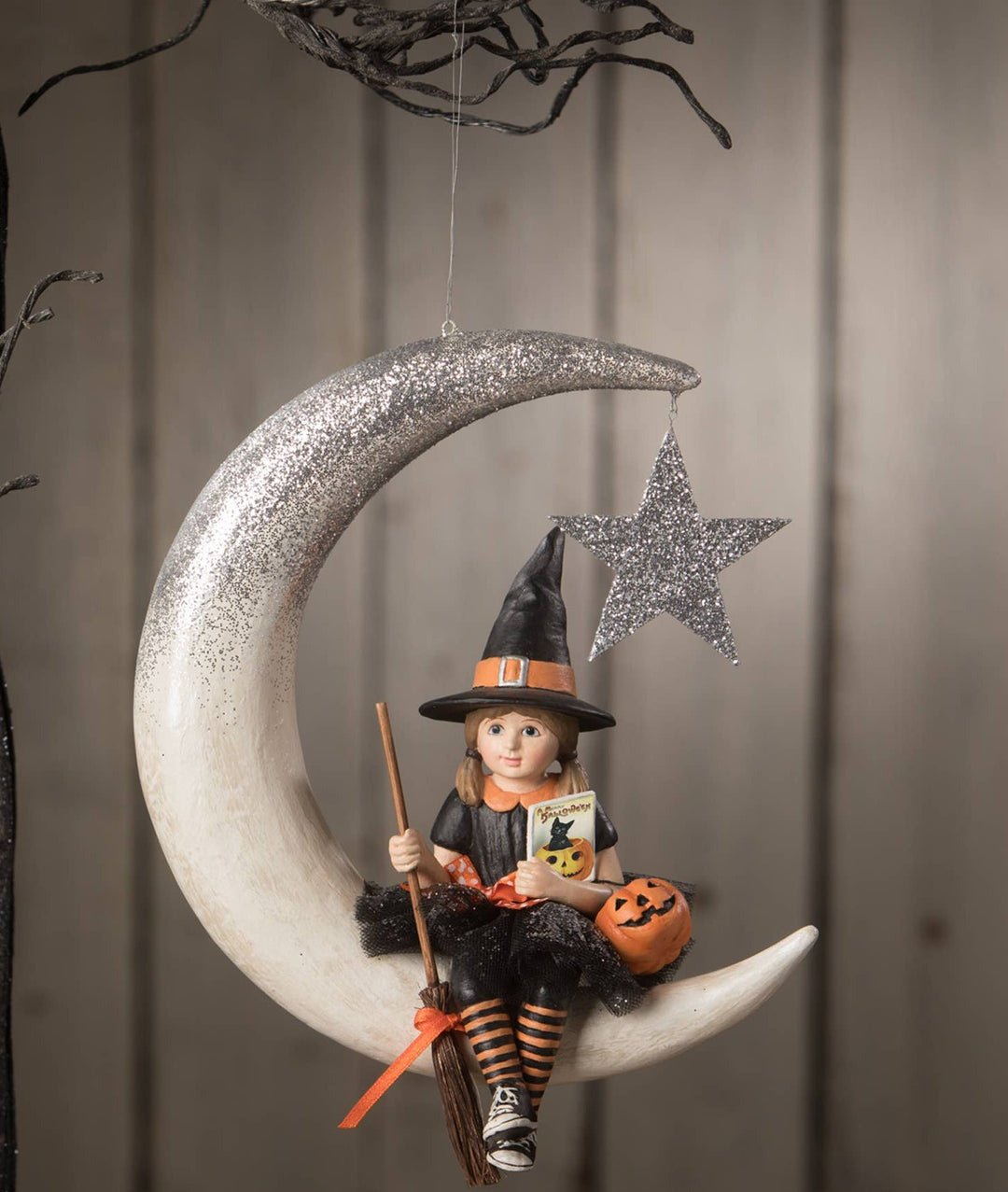 Little Fraya Witch on Moon