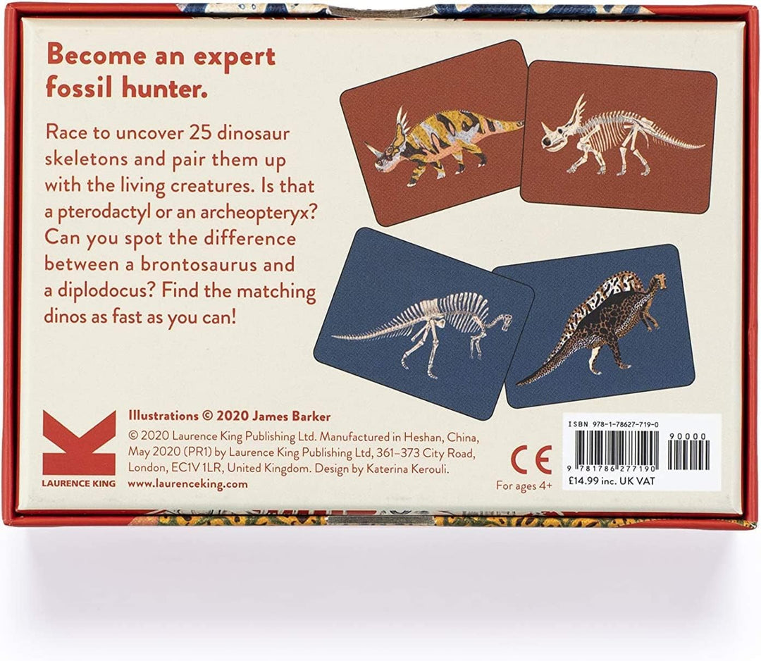 Match These Bones Dinosaur Memory Game