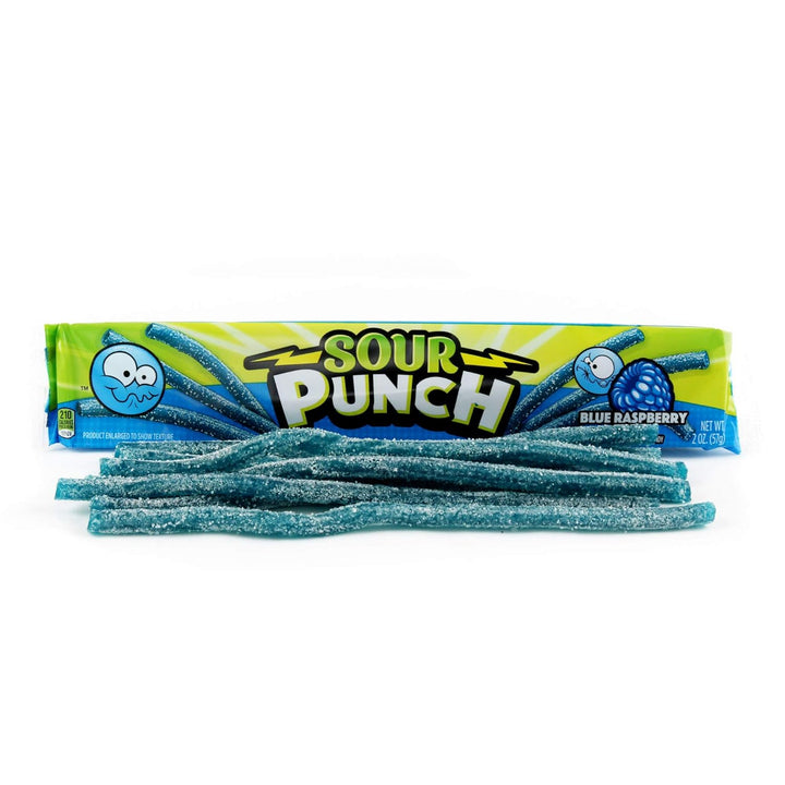 Sour Punch Straws, Blue Raspberry