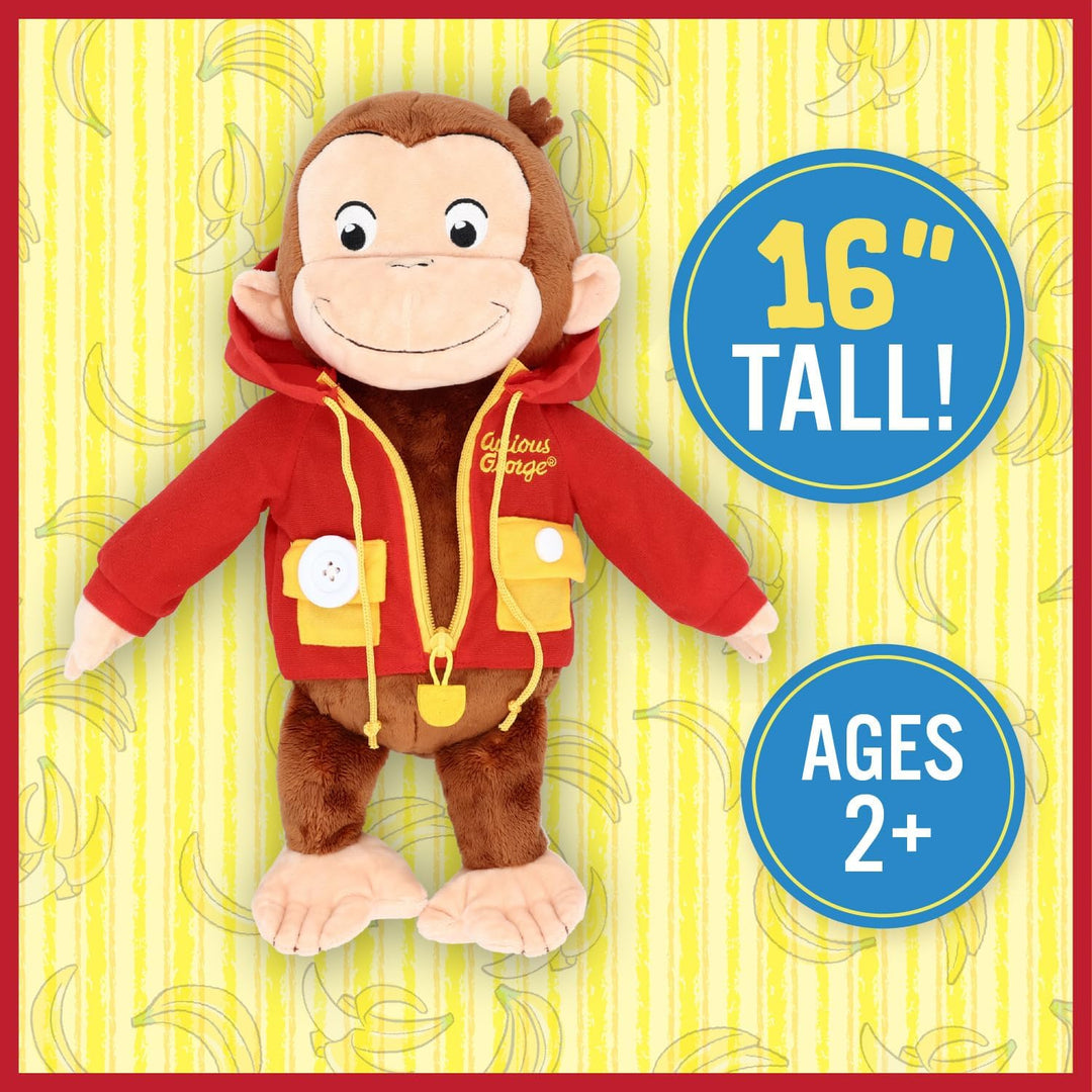 Curious George Learn to Dress Plush - TV Version