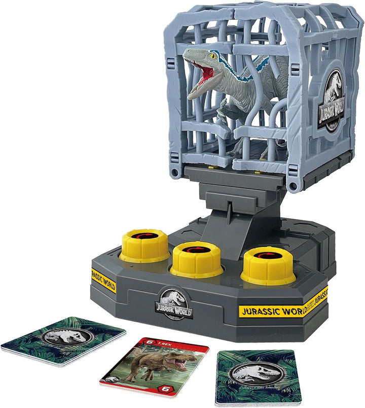 Jurassic World Cage Breaker - Action-Packed Tabletop Dinosaur Game