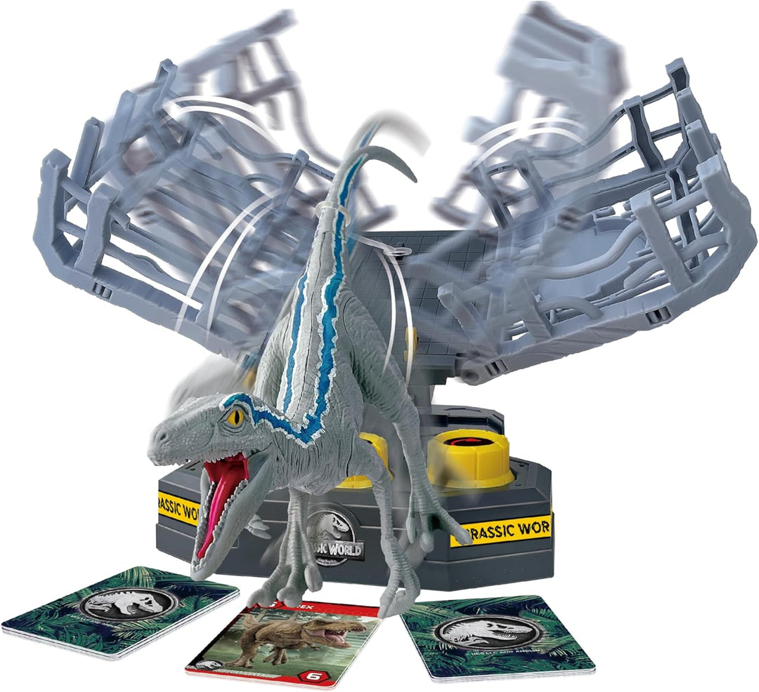 Jurassic World Cage Breaker - Action-Packed Tabletop Dinosaur Game