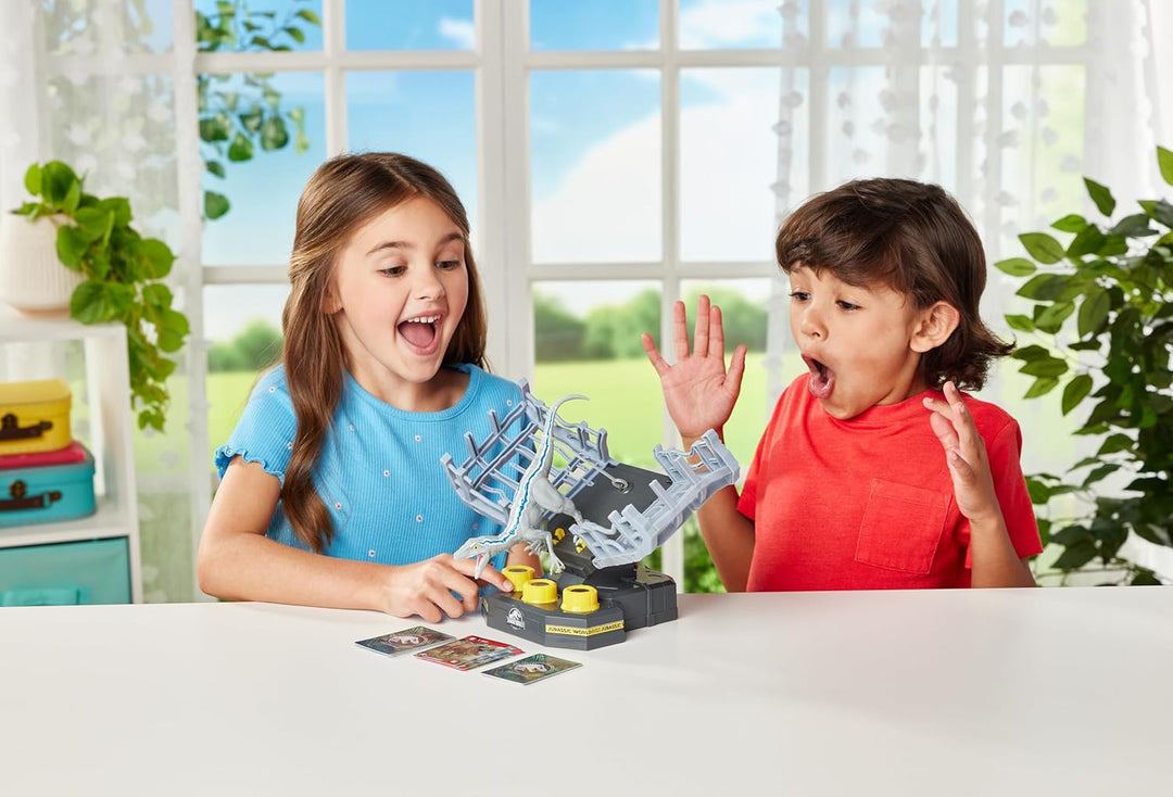 Jurassic World Cage Breaker - Action-Packed Tabletop Dinosaur Game
