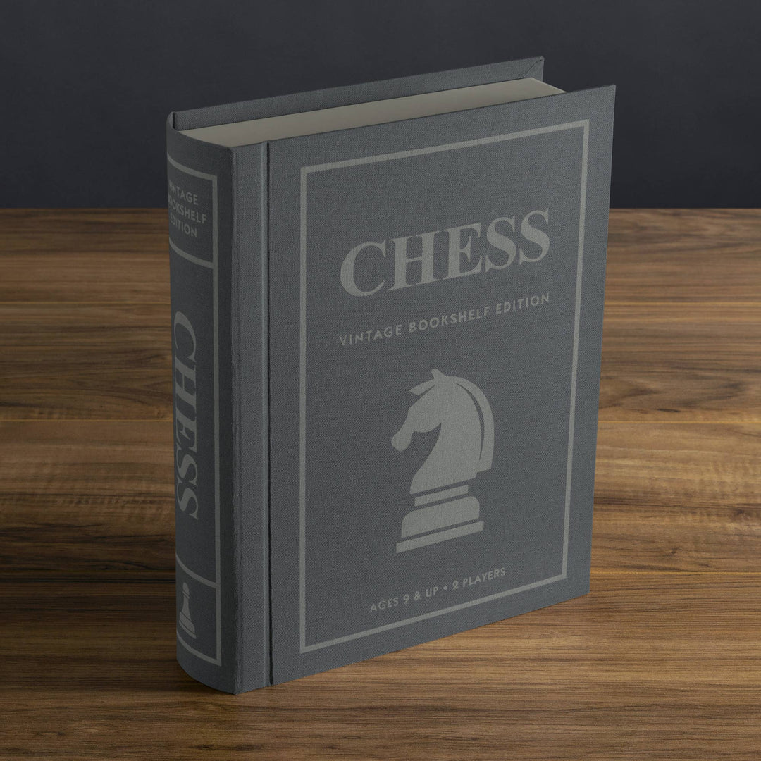 WS Game Company Chess Vintage Bookshelf Edition - Victoria's Toy Station