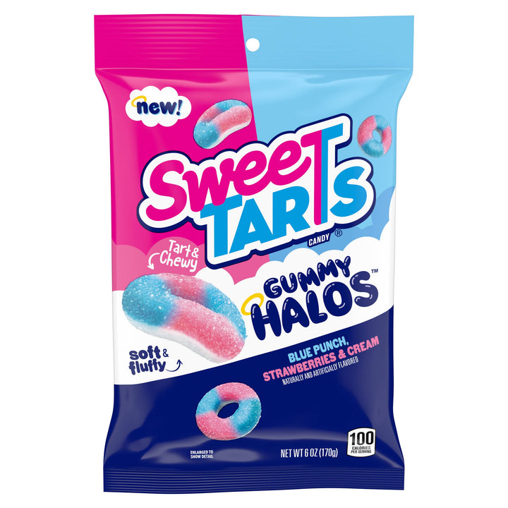 Grandpa Joe's Candy Shop - Sweetarts Gummy Halos 6oz, 12ct