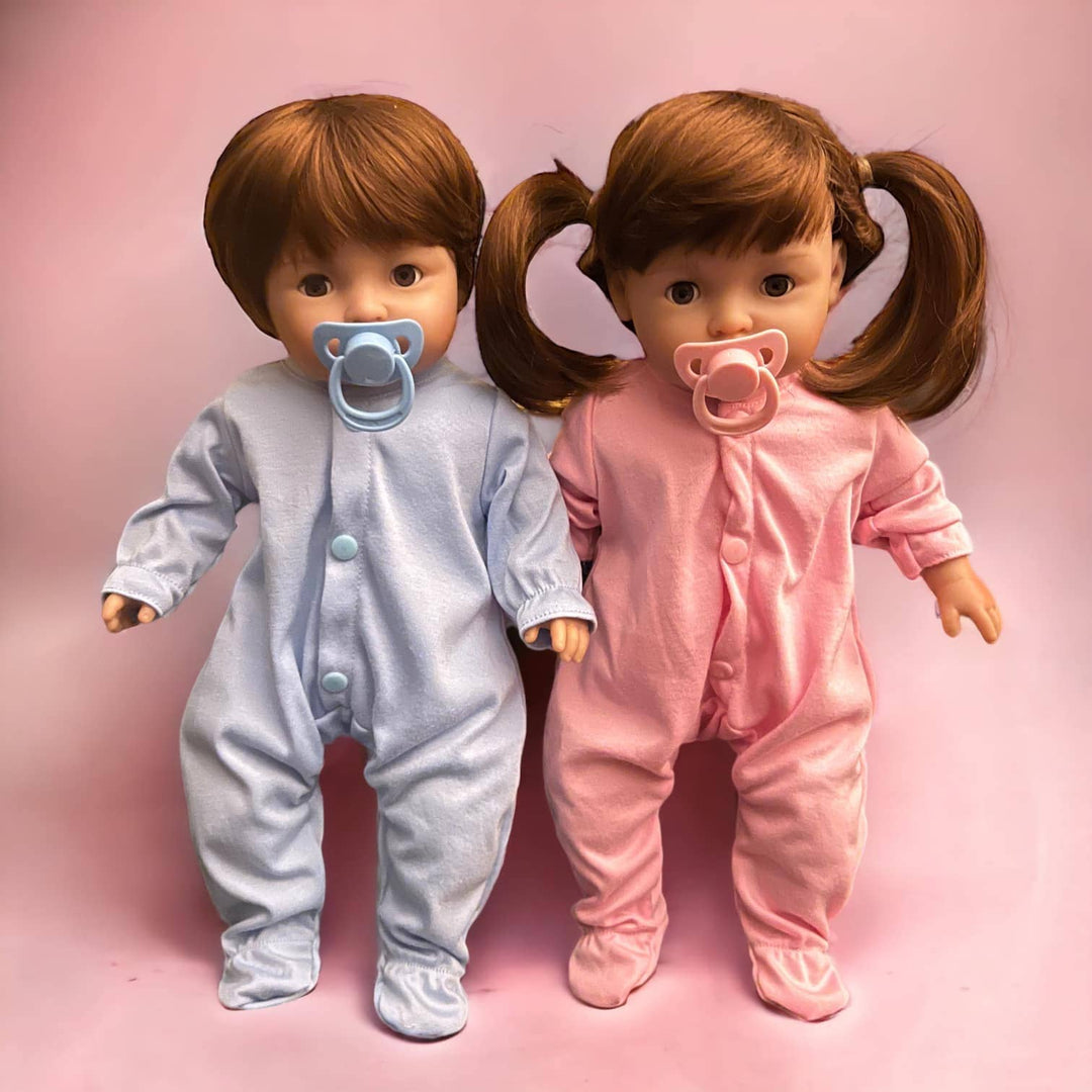 18" Twins- Soft Body Baby Dolls - Victoria's Toy Station