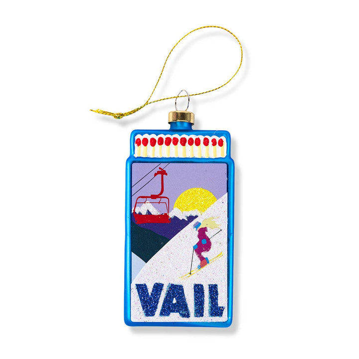 Vail-Matchbook Ornament - Victoria's Toy Station