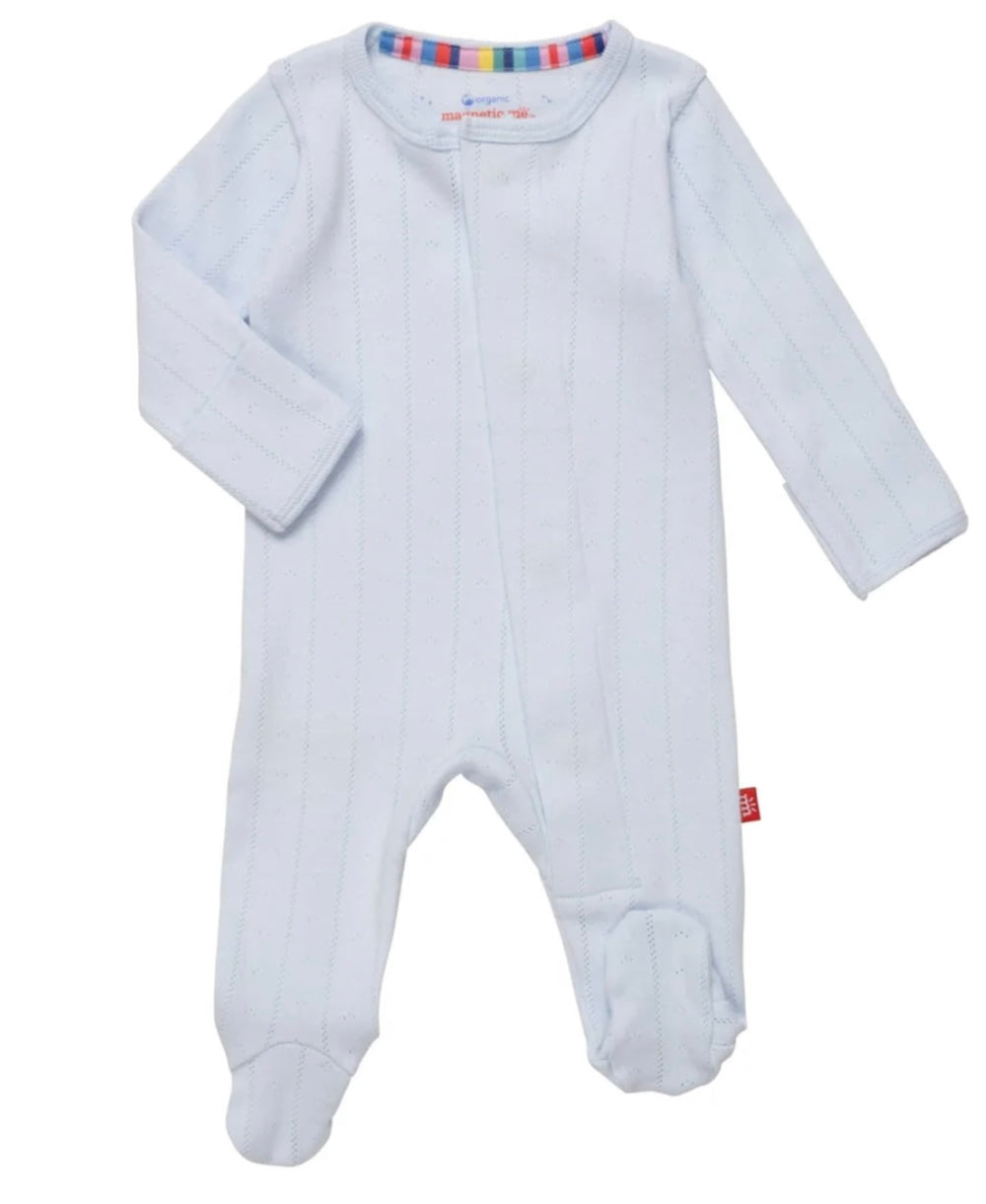 Love Lines Blue Convertible Mitten Cuff Coverall
