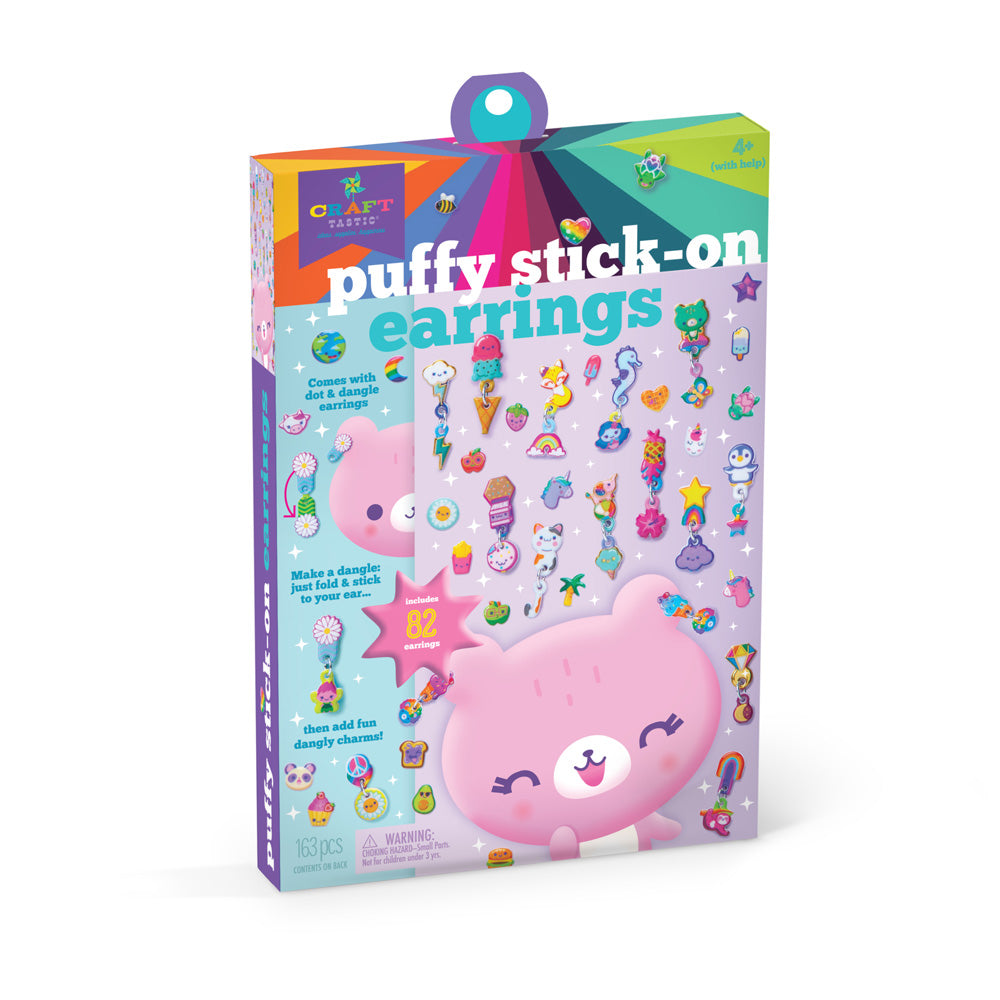 CRAFT-TASTIC® PUFFY STICK-ON EARINGS