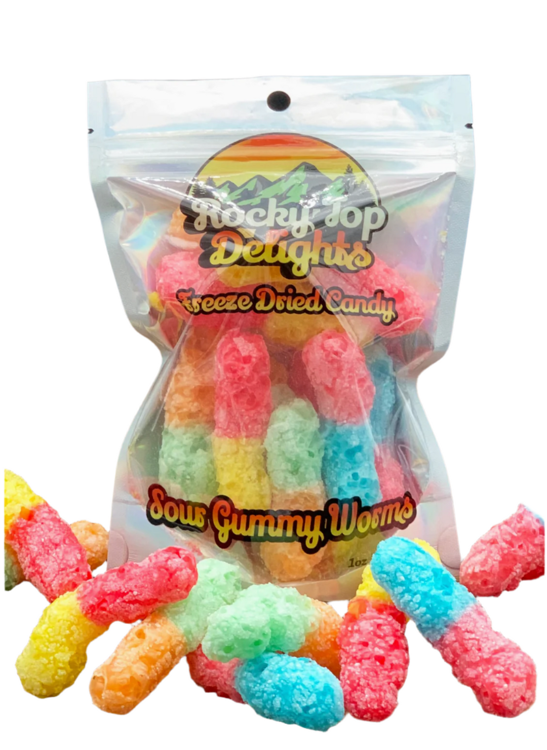 Freeze Dried Sour Gummy Worms