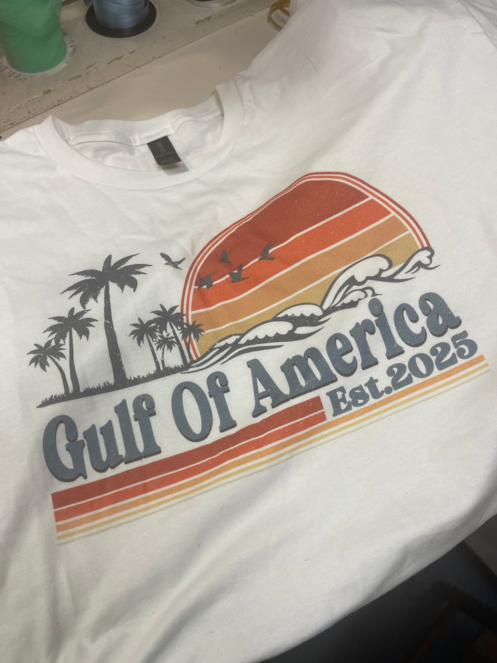 Gulf Of USA America Est 2025 T-Shirt Adult