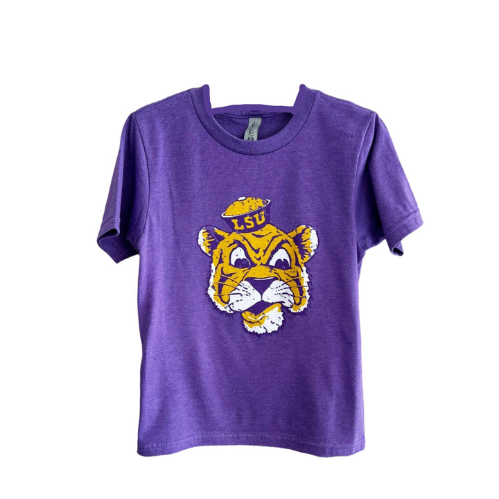 JT x LSU Sailor Mike Kids Tee-hea purple - Victoria's Toy Station