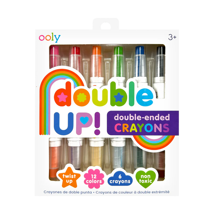 Double Up! Double-Ended Crayons - Set of 6 - Victoria's Toy Station