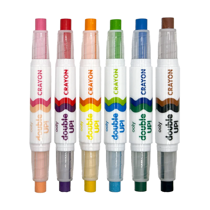 Double Up! Double-Ended Crayons - Set of 6 - Victoria's Toy Station