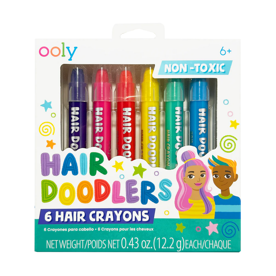 Hair Doodlers Hair Crayons - Set of 6 - Victoria's Toy Station