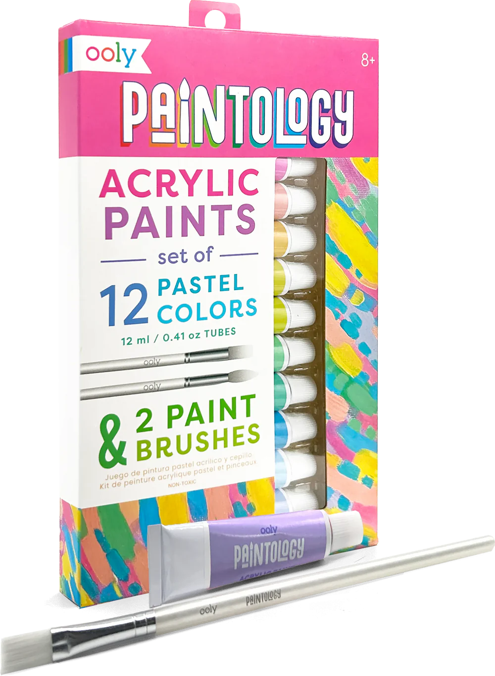 Paintology Acrylic Paints Set - Pastel Colors - Set of 12 - Victoria's Toy Station