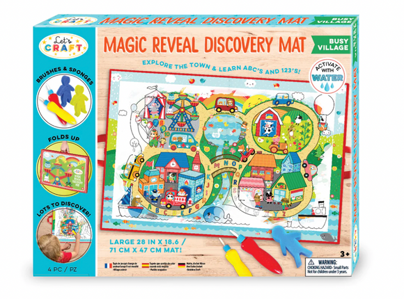 Magic Reveal Discovery Mat Busy Village