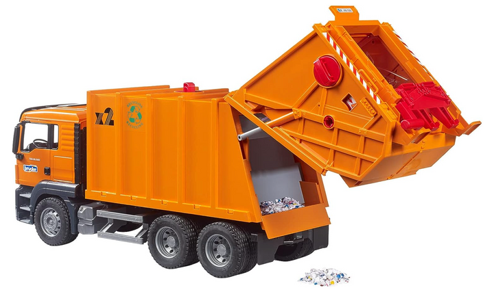 NEW MAN TGS Garbage Truck (Orange)