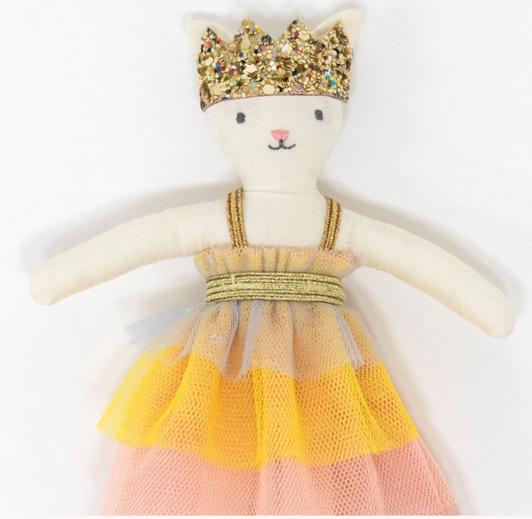 Castle & Princess Cat Mini Suitcase Doll