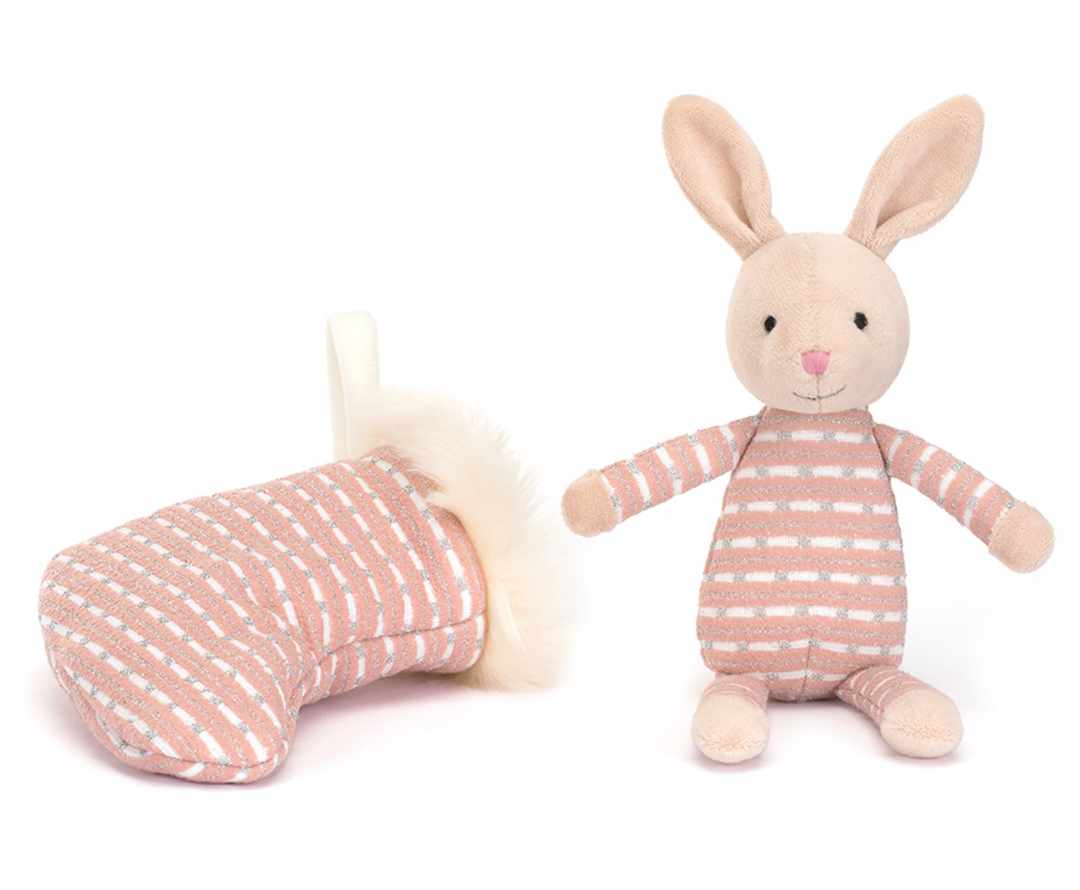 Shimmer Stocking Bunny - Victoria's Toy Station