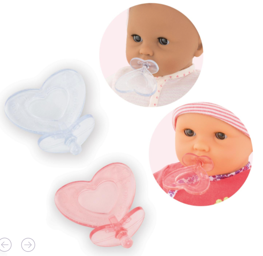 12" PACIFIERS SET