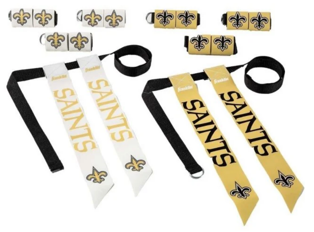 NFL SAINTS FLAG FOOTBALL SET