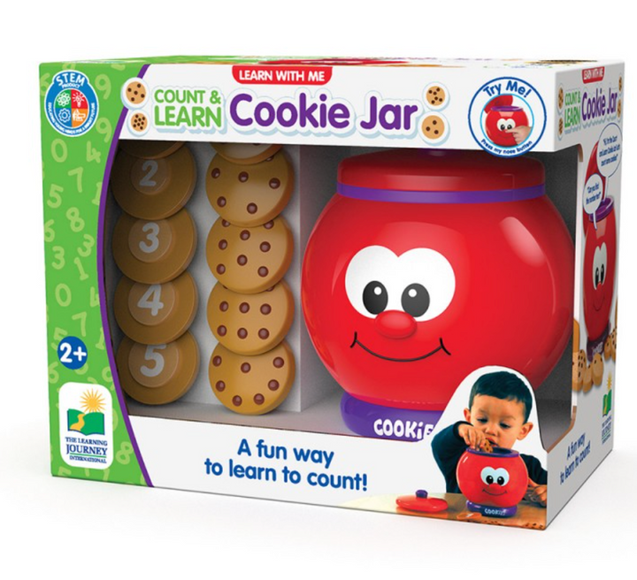 Learn With Me - Count And Learn Cookie Jar - Victoria's Toy Station