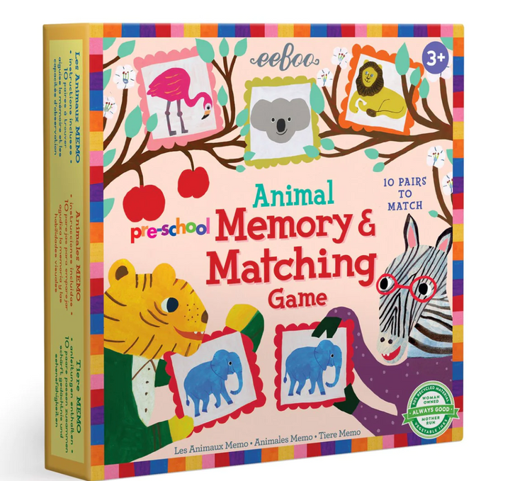 Pre-School Animal Memory & Matching Game