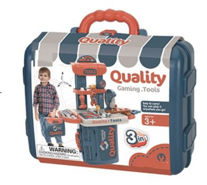 Builder Workbench Play set in a Case
