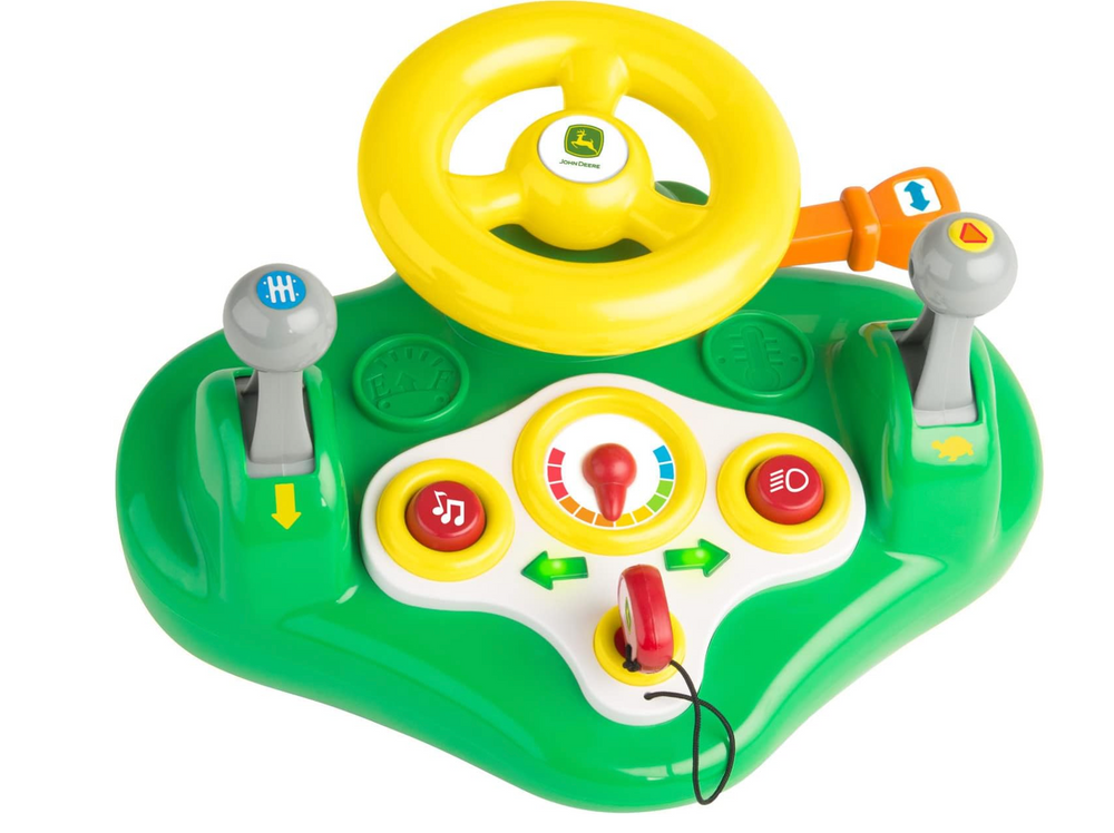 John Deere Busy Driver, Kids Toy Steering Wheel - Victoria's Toy Station