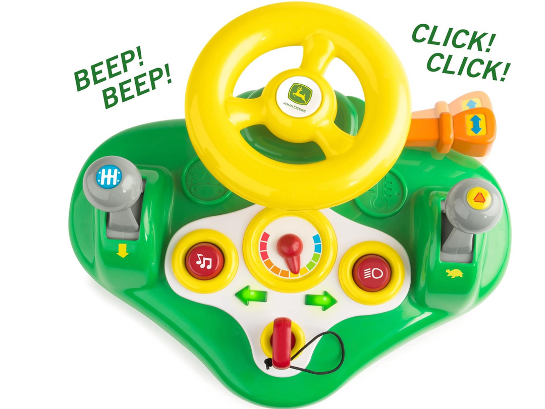 John Deere Busy Driver, Kids Toy Steering Wheel