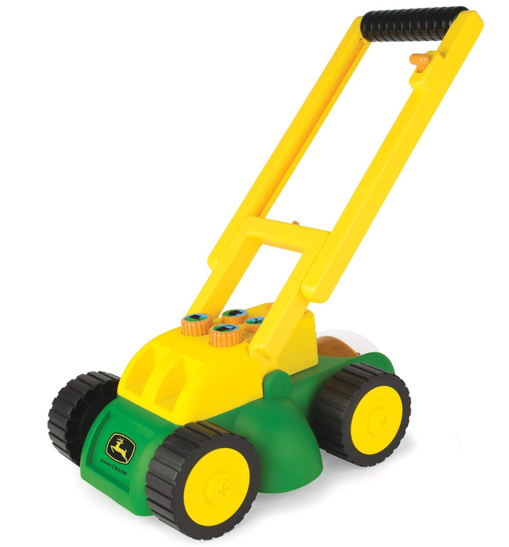 John Deere Electronic Toy Lawn Mower - Victoria's Toy Station