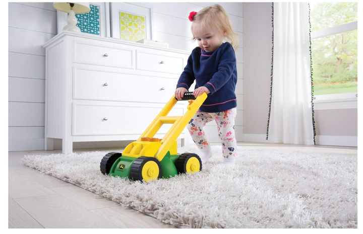 John Deere Electronic Toy Lawn Mower - Victoria's Toy Station