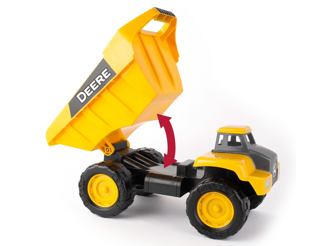 John Deere Big Scoop Dump Truck Toy with Tilting Dump Bed - 15 Inch