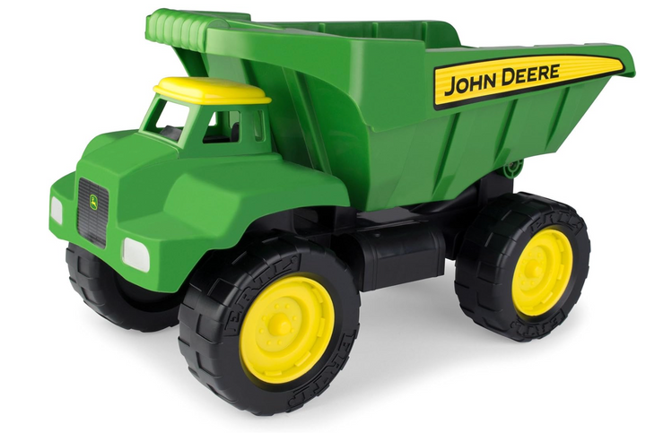 JOHN DEERE 15" Big Scoop Dump Truck Toy, Ages 3 and Up, Green - Victoria's Toy Station