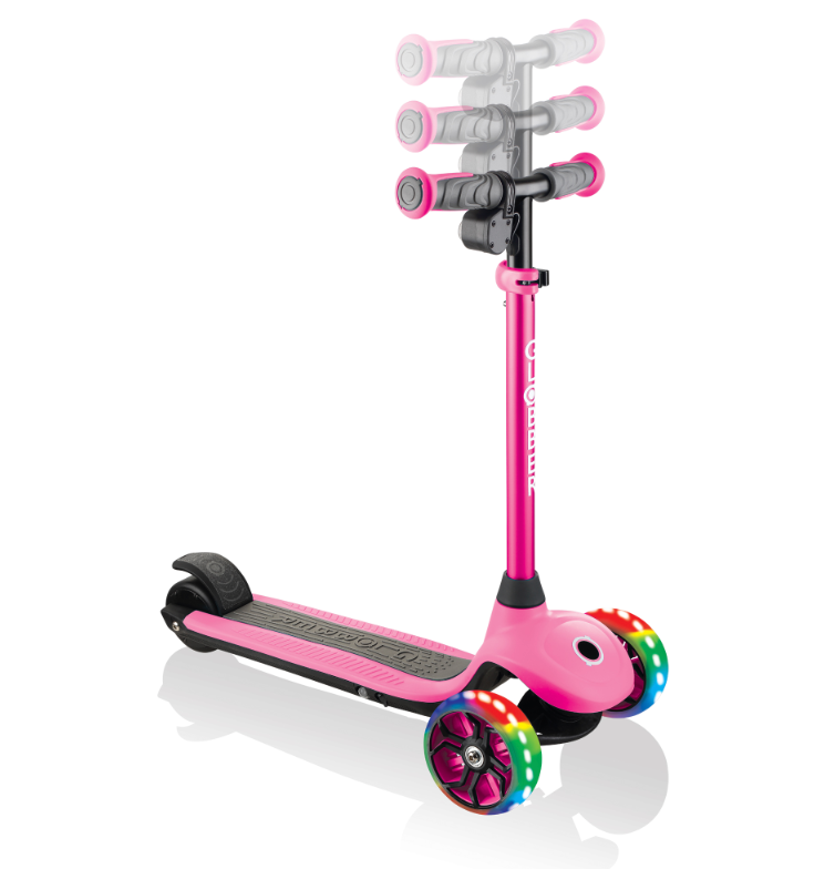 Pink electric scooter on sale for kids
