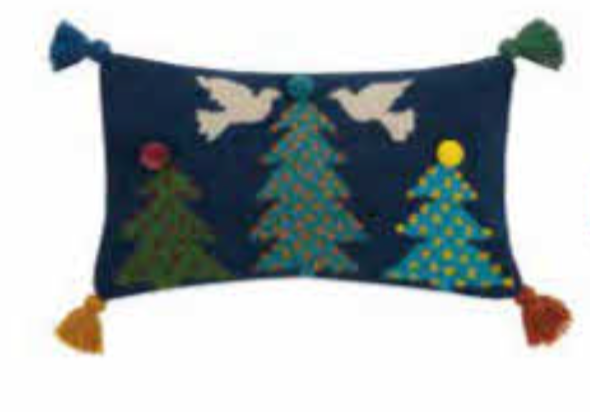 Pillow with Tassels & PomPom - Victoria's Toy Station