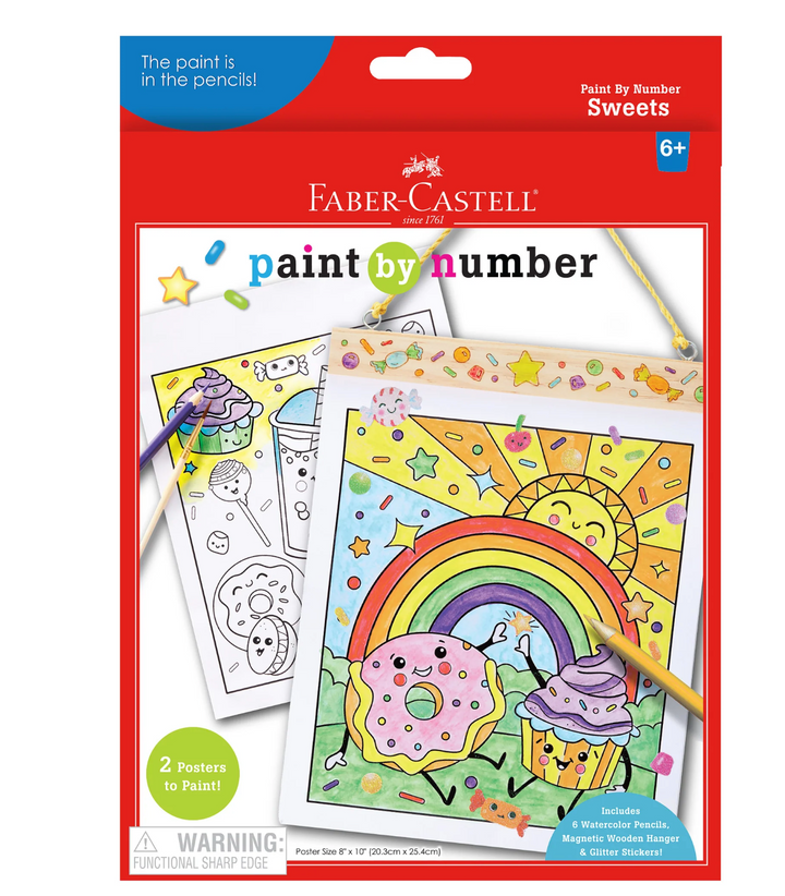 Paint by Numbers Sweets Wall Art - Victoria's Toy Station