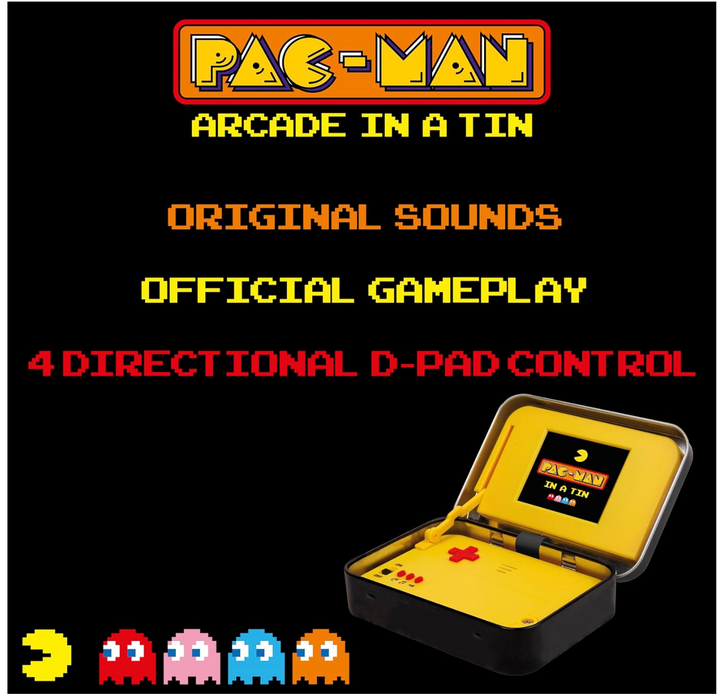 PAC-MAN Arcade in a Tin - Victoria's Toy Station