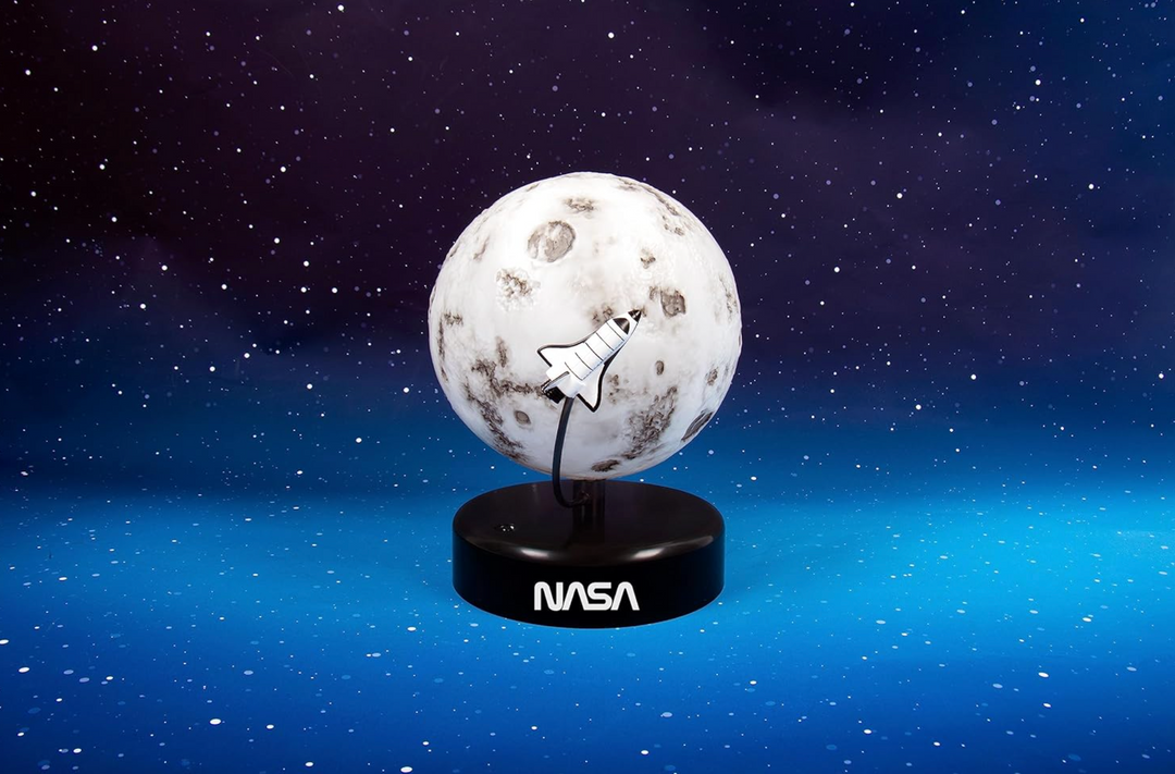 NASA Moon Mood Light and a Gentle Orbiting Rocket.