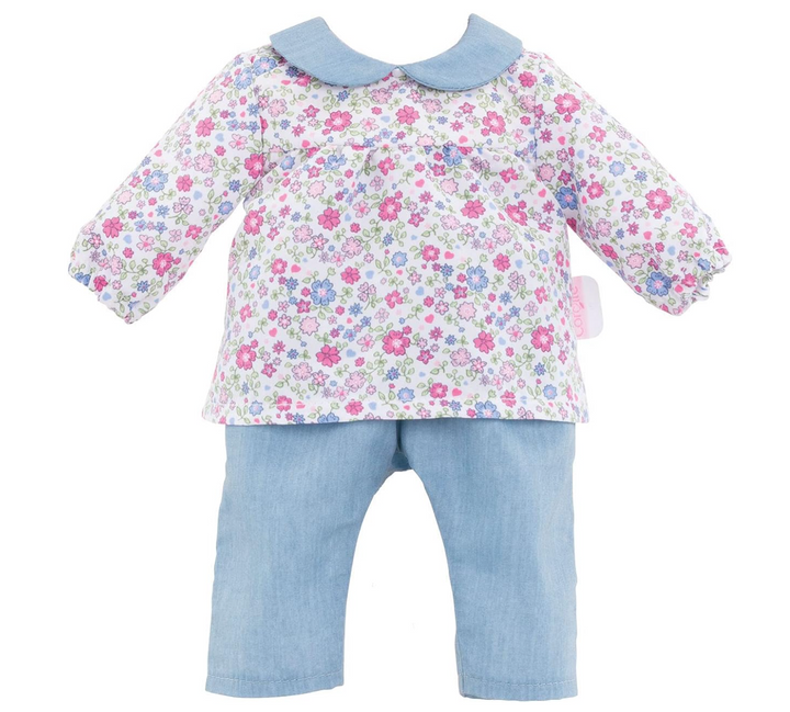 Floral Blouse & Pants Set - Victoria's Toy Station