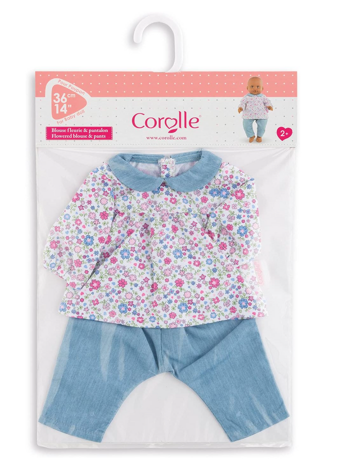 Floral Blouse & Pants Set - Victoria's Toy Station