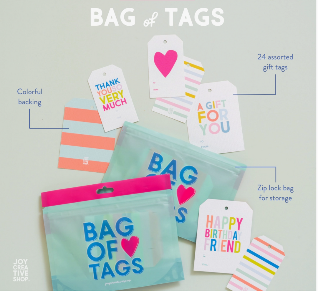 Bag of Tags - birthday - Victoria's Toy Station